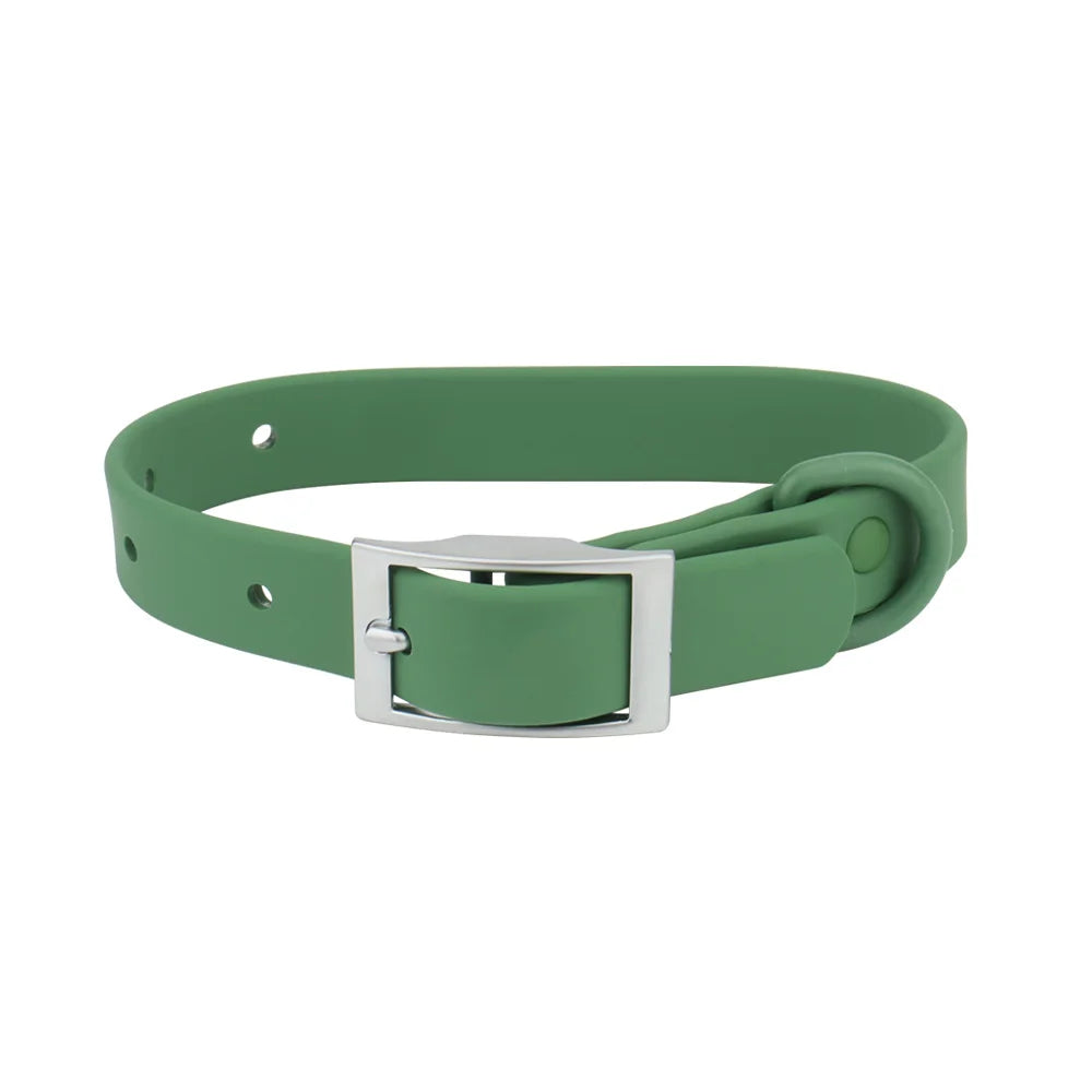 Verstellbares PVC Hundehalsband – Wasserdicht & Leicht zu Reinigen, in Trendigen Candy Farben, XS-XL
