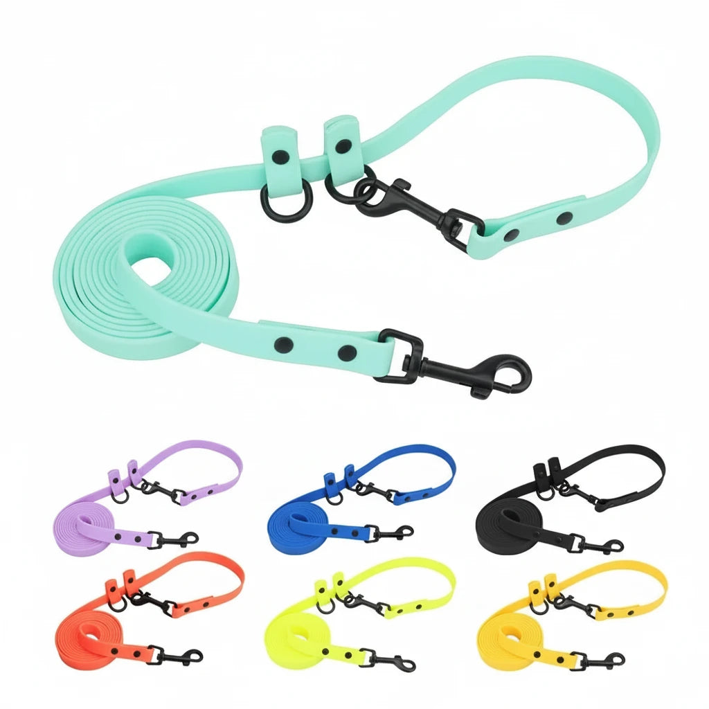 Robuste PVC Hundeleine – Wasserdicht, Pflegeleicht & Ideal für den Alltag