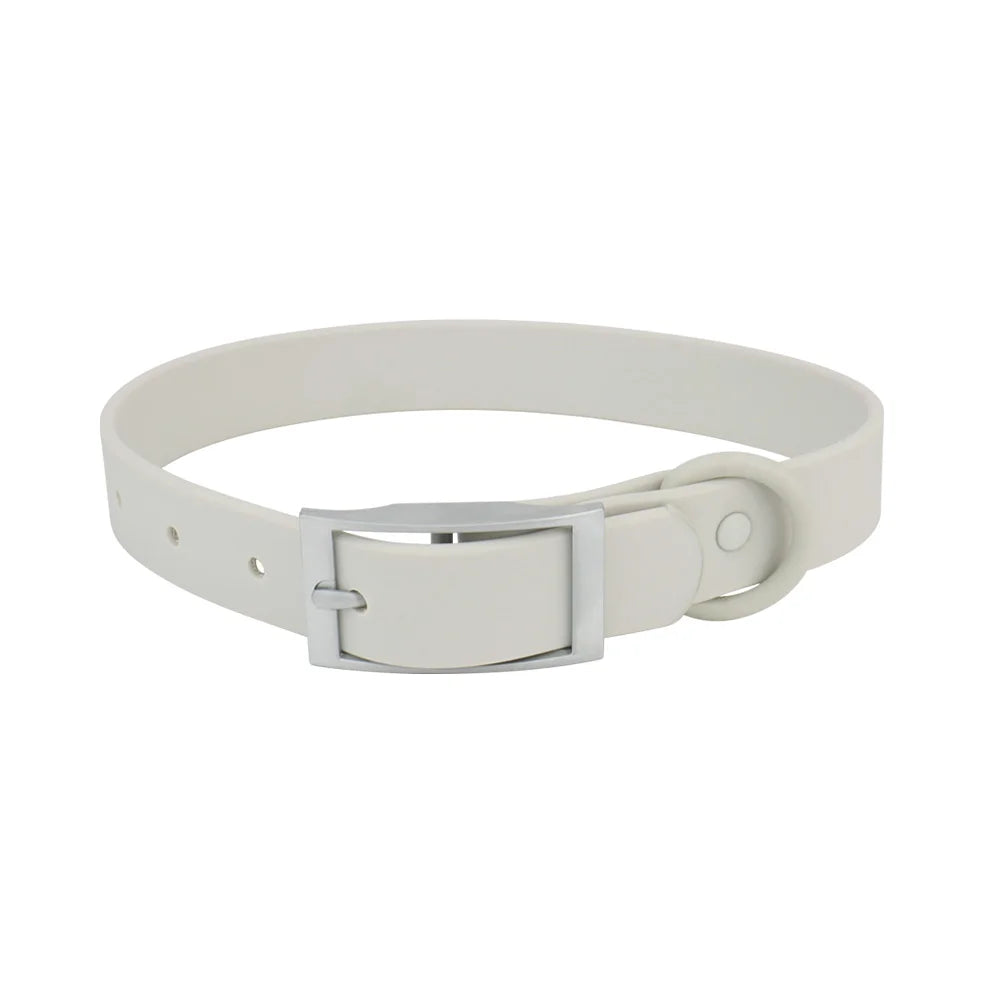 Verstellbares PVC Hundehalsband – Wasserdicht & Leicht zu Reinigen, in Trendigen Candy Farben, XS-XL
