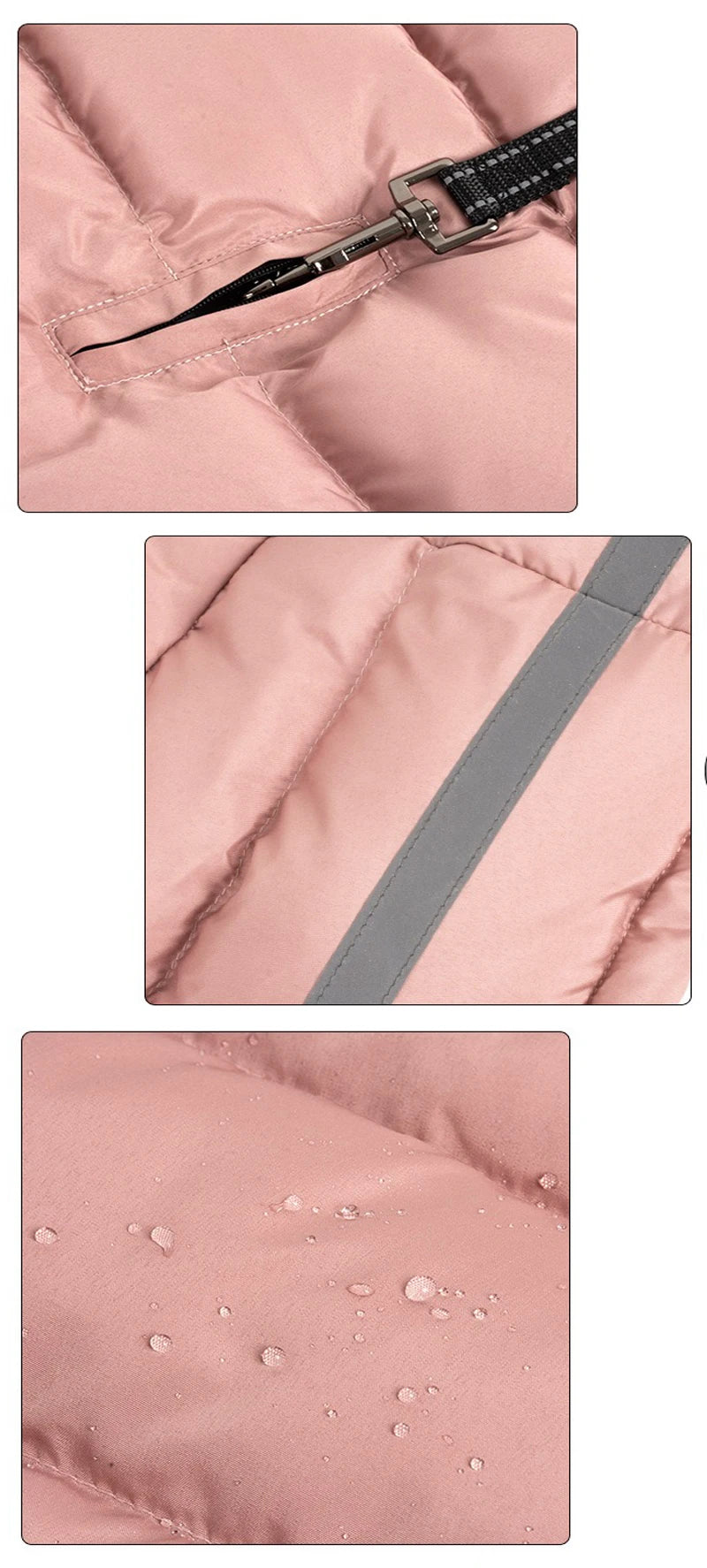 Warmer Hundemantel aus 100 % recyceltem Polyester