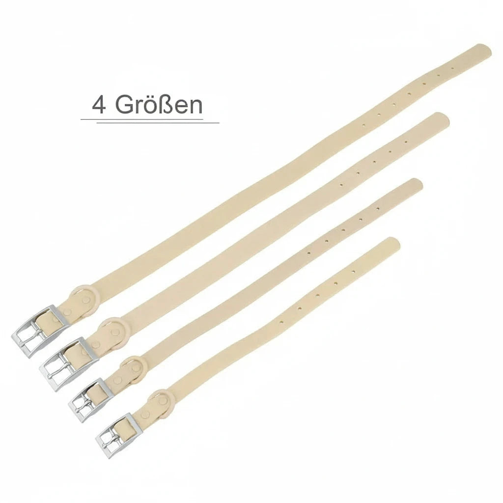 Verstellbares PVC Hundehalsband – Wasserdicht & Leicht zu Reinigen, in Trendigen Candy Farben, XS-XL