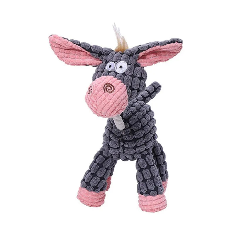 Plüsch Hundespielzeug mit Quietschfunktion – Weich, Langlebig