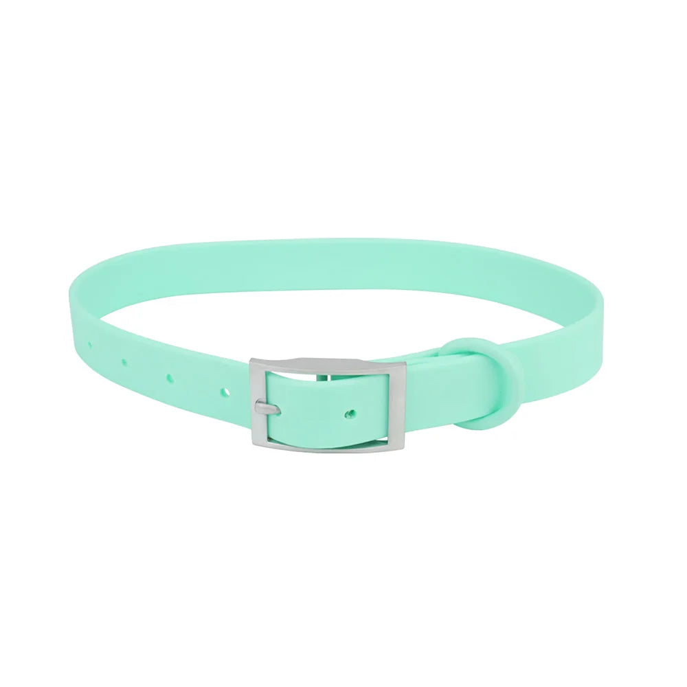 Verstellbares PVC Hundehalsband – Wasserdicht & Leicht zu Reinigen, in Trendigen Candy Farben, XS-XL