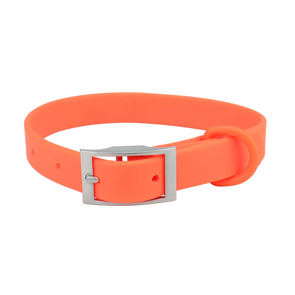 Verstellbares PVC Hundehalsband – Wasserdicht & Leicht zu Reinigen, in Trendigen Candy Farben, XS-XL